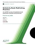 Image de Scholarly Book Publishing Practice (Research Report)