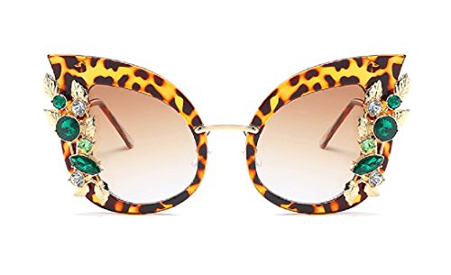 YABINA Luxury Sunglasses Women Inlaid Rhinestone Retro Sun glasses