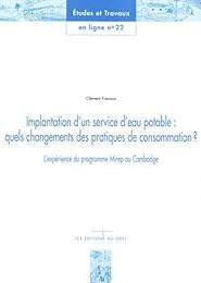 Implantation d'un service d'eau potable