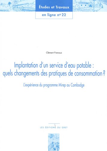 Implantation d'un service d'eau potable