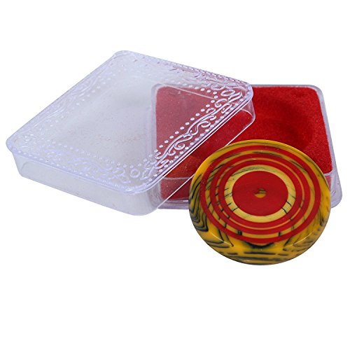 KD Carrom Striker Tournament Grade Board Accessory Genuine Acrylic Striker Quality Approved & Recognised in Carrom Federation of India, International Carrom Federation (Colour Pool Ball)