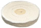 JoolTool Cotton Muslin Jewelers Quality Buffing Wheel, Medium Mild Density, 2