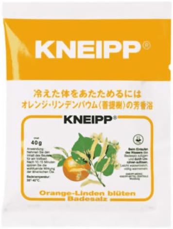 クナイプ バスソルト オレンジ リンデンバウムの香り 40g 入浴剤 バスソルト 粉末入浴剤 バスソルト 通販 Amazon