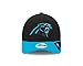 New Era NFL Carolina Panthers Super Bowl 50 The League Side Patch 9FORTY Adjustable Cap, Black/Teal, One Size