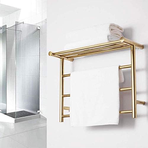 タオルウォーマー トップシェルフ付き480x610x230mm壁掛けタオルウォーマー ホームバスルームステンレススチールクロスタオル加熱乾燥ラック35w 超激得sale ハードワイヤード