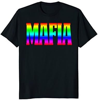 Gay Pride Clothing Mafia Rainbow Flag T