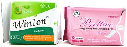 Winalite Winion - Pack of 1 Anion Pantiliner + 1 Pack Prettiee Ion Panty Liner Sanitary Napkin