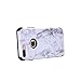 iPhone 7 Plus Case, iPhone 8 Plus Case, KAMII White Marble Stone Pattern Shockproof 2in1 Dual Layer TPU Bumper Hard PC Hybrid Defender Armor Case Cover for Apple iPhone 7 Plus /8 Plus (Black)