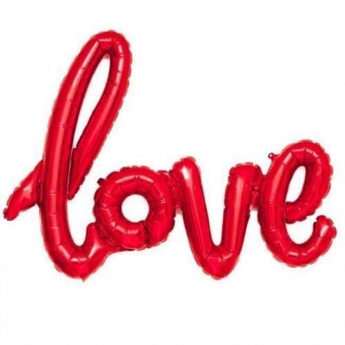 Red Love Foil Balloon, 106cm (2 pack) — image 1