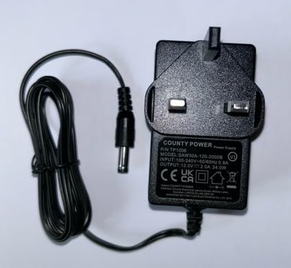 12V Roberts Stream 83i DAB Radio power supply replacement adaptor