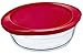 OCUISINE Cook & Store Container Round 0,35 litros red