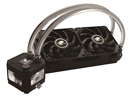 LEPA Exllusion240 Intel/AMD 400W+ TDP Liquid CPU Cooler with Refillable Coolant Design,LPWEL240-HF (AM4 bracket included!)