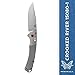 Benchmade - Crooked River 15085-1 EDC Manual Open Hunting Knife Made in USA, Clip-Point Blade, Plain Edge, Satin Finish, G10 Handle