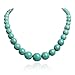 Jane Stone Bib Fashion Rimous Round Turquoise Beads Cluster Necklace Choker Summer Jewelry(Fn1251)