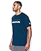 Under Armour Men's Wordmark T-Shirt, Blackout Navy Medium (997)/White, Large