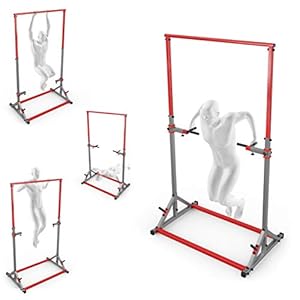 K-Sport: Stationair Pull-Up-station + Dip-station I Krachtstation met Pull-Up-stang & Dip-stang I Krachttoren & Pull-Up…