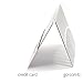 Go-Comb - Wallet Comb - Sleek, Durable Stainless Steel Hair and Beard Comb - Black