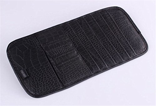 image for BININBOX Auto Car Sun Visor Organizer Pouch Bag Card Storage CD DVD Di