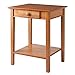 Winsome Studio Home Office, End Table, Honey