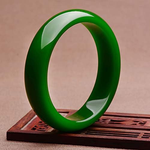 Myzixuan Hetian Jade Bracelet Natural Authentic and Hetian jade Jasper spinach Green Bracelet lady Gift