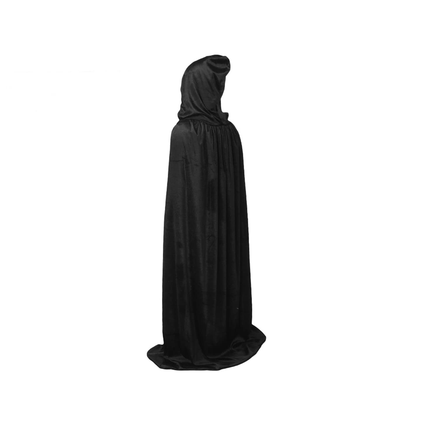 TOPWAYS® Kids Velvet Hooded Cloak For Halloween Cosplay Party Dress Christmas Fancy Dress Costume Accessory