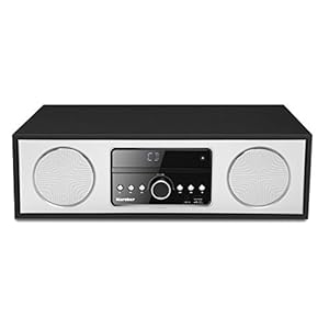 Karcher DAB 4500CD compact systeem met cd-speler (Bluetooth en FM/DAB+ radio – elegante houten behuizing met 2x 15 Watt…