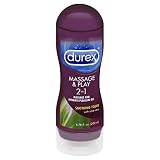 Durex Massage and Play 2-in-1 Massage Gel and Personal Lubricant, Soothing Touch, 6.76 Ounce