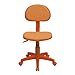 Orange Fabric Swivel Task Chair