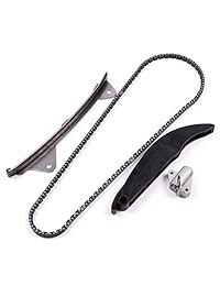 ECCPP 41036-ATW Kit de cadena de sincronización tensor guía carril se adapta para 2011-1.8L 2.0L Kia Soul Hyundai Elantra L4 motor NU