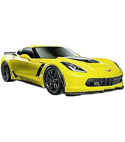 Amazon.com: Maisto 2015 Chevy Corvette Z06, Yellow 31133-1/24