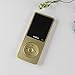 MYMAHDI 8GB Portable MP4 Player MP3 Player Video Player Support TF Card Photo Viewer E-Book Reader Voice Recorder Gold