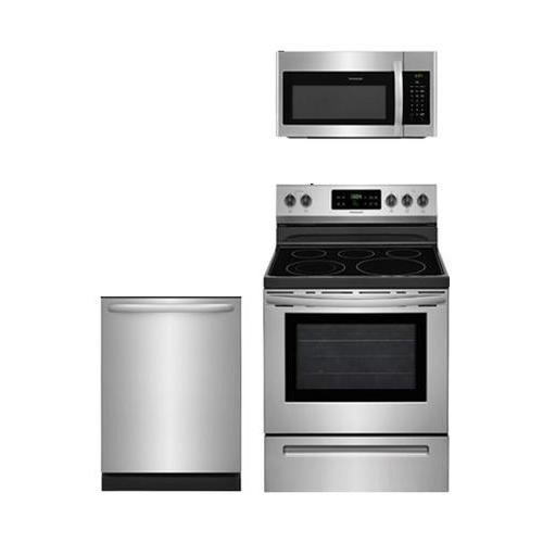 Frigidaire 3Piece Stainless Steel Kitchen Package With FFEF3054TS 30