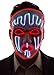 Neon Nightlife Men's Light Up Painted Face Puppet Mask