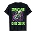 Grave Green Digger T-shirt Monster Truck Shirt Tee Kids