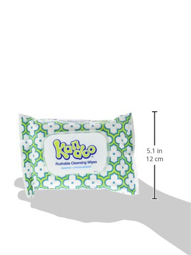 Flushable Baby Wipes for Kids, Sensitive by Kandoo, Resealable for Travel, Hypoallergenic Potty Training Wet Cleansing Cloths for Sensitive Skin, 42 Count, Pack of 12 - Thumbnail 7