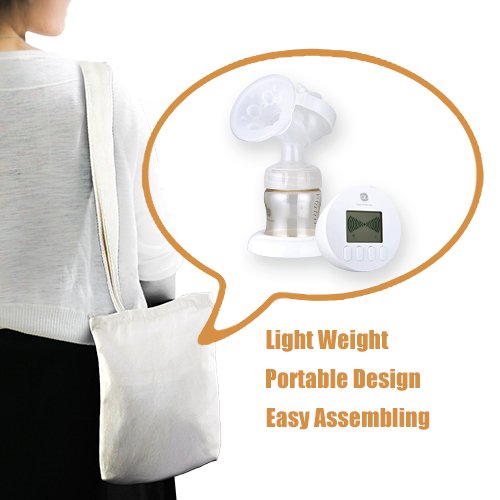 Electric Breast Pump – Double Breast Pump with 2 Modes and 9 Adjustable Suction Levels, Quiet & Hygienic, Advanced Breast Pump Kit, Perfect Massage and Breastfeeding Assistant - Thumbnail 4