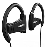 Best Stereo Sound Wireless headphones, Bluetooth Earbuds Sports Earphones with mic Headphones Waterproof Headsets For Gym Running Workout 8 hours