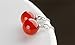 KOREA-JIAEN Ear Line S925 Sterling Silver Plated Base Earrings 10mm Red Agate Bead Charm Earrings (Red Agate)