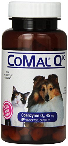 Nutramax CoMal Q10 Capsules for Pets, 120 Count