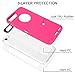MAXCURY for iPhone 6 Plus Case, iPhone 6s Plus Case for Girls, Heavy Duty Shockproof Case for Women, Built-in Screen Protector Protective Phone Cover for 6 Plus/6s Plus (Rose/White)