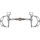 Showman Stainless Steel Kimberwick Style Bit w/D Cheeks