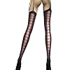 Fiore Dames jarretelkousen Valentis / Obsession, 40 DEN, zwart (zwart 001), Small (fabrieksmaat: 2)