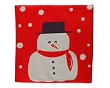 Leegoal Christmas Linen Throw Pillow Cover Home Sofa Pillow Shams (07#)