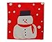 Leegoal Christmas Linen Throw Pillow Cover Home Sofa Pillow Shams (07#)