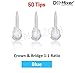48pcs Impression Mixing Tip Crown&Bridge 1:1 Dental VPS/PVS DX-Mixer®