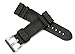 iStrap 24mm Rubber Diver Replacement Watch Band PVD Buckle for Men Panerai Luminor Radiomir 42mm