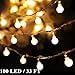Arespark Globe String Lights 8 Mode 100LED 33foot Waterproof Decorative Starry Fairy Lights, for Indoor Outdoor Patio Wedding Party Home Garden Bedroom, Warm White