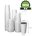 Safeware [ 100 Cups] Togo Disposable White Paper Coffee Cups | Hot Beverages | Expresso | Tea | Coffee | Latte | Hot Chocolate Restaurant Grade (10oz Cups)