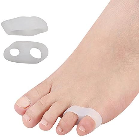 Maysky 1 Pair Gel Toe Separator,,Toe Bunion Relief Toe Straightener for Men and Women, Easy Wear in Shoes,Toe Spacers Toe Stretchers