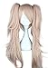 Danganronpa Junko Enoshima Monokuma Monomi Hair Clip Gloves Party Hair Cos Cosplay Wig (Wigs-B)